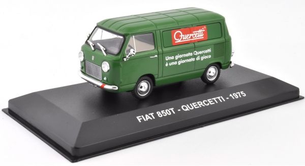 NET0023 - FIAT 850 T 1975 QUERCETTI Italiaanse speelgoedreclamebus - 1
