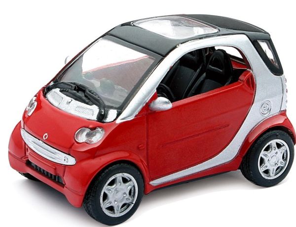 NEW19213E - SMART Fortwo rood met zwart dak - 1