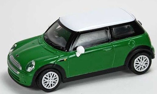 NEW19213K - MINI COOPER groen wit dak - 1
