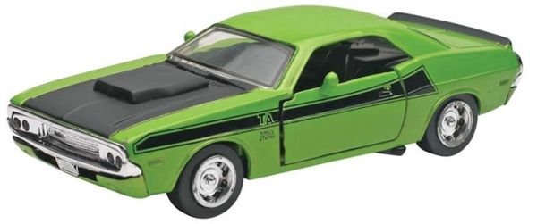 NEW51393 - CHALLENGER T/A 1970 groen zwarte capuchon - 1