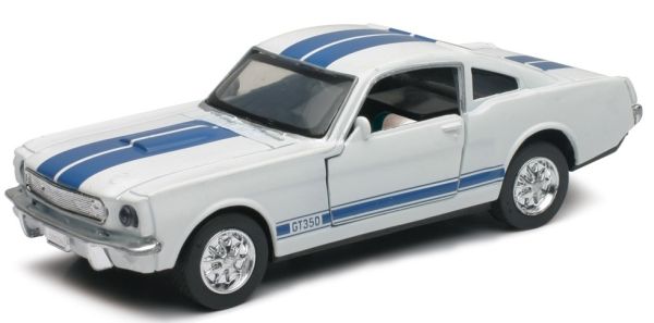 NEW51393C - FORD Shelby GT350 wit met blauwe strepen - 1