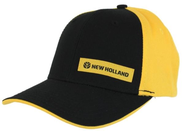 CASNH2188 - NEW HOLLAND zwarte en gele pet - 1