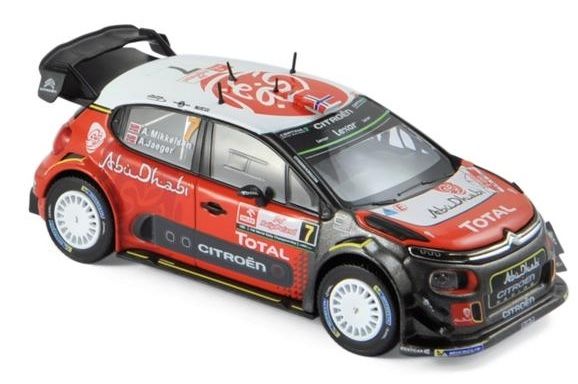 NOREV155363 - CITROEN C3 WRC N°7 - POLEN 2017 - A.Mikkelsen/A.Jaeger - 1