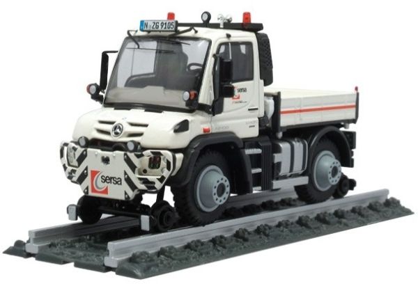 NZG9105/01 - MERCEDES BENZ UNIMOG U430 Sersa road rail versie - 1