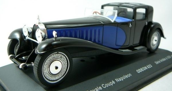 ODE023 - BUGATTI Royale coupé Napoléon blauw en zwart 1930 gelimiteerd tot 500 stuks - 1