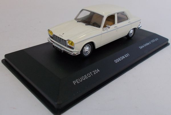 ODE031 - PEUGEOT 204 1967 wit gelimiteerd 1000 exemplaren - 1