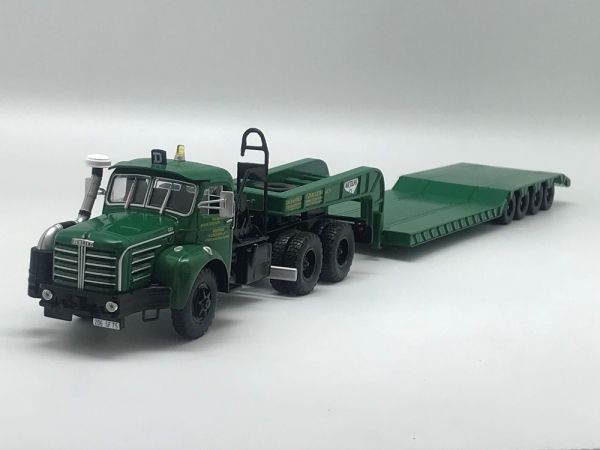 ODE091 - BERLIET TBO 6x4 met DESSIRIER & ZUCCONI 4-assige machinedrager - 1