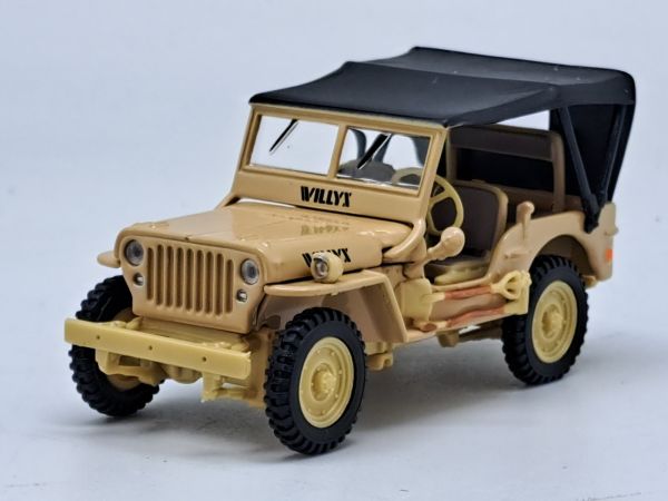 CAR91860 - JEEP Gesloten US Military Beige - 1