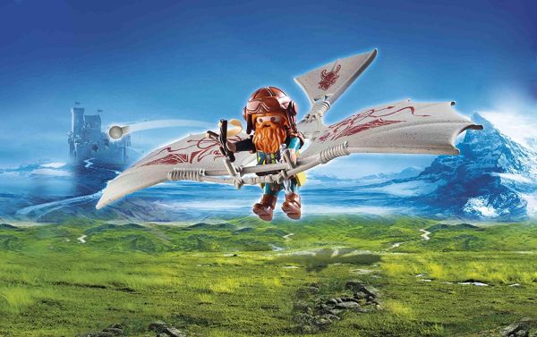 PLAY9342 - Dwerg met deltavlieger - 1