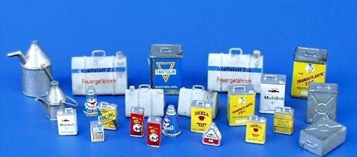 PLS106 - Diverse miniatuur olieblikjes om te schilderen 25 stuks - 1
