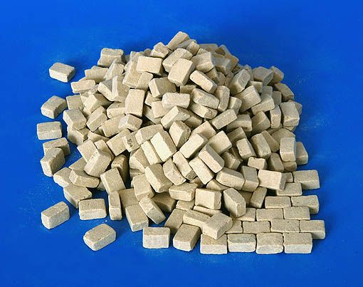 PLS4003 - Miniatuur kasseien voor diorama van lichtbeige rechthoekige vormen - 1