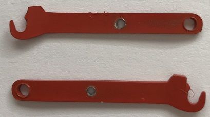 PMAR-51-RP81R - Set van 2 rode hefarmen voor RENAULT Réplicagri - 1