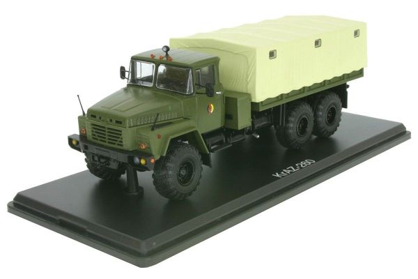 PRXPCL47042 - Duitse leger KRAZ 260 D NVA PICK-UP softtop - 1