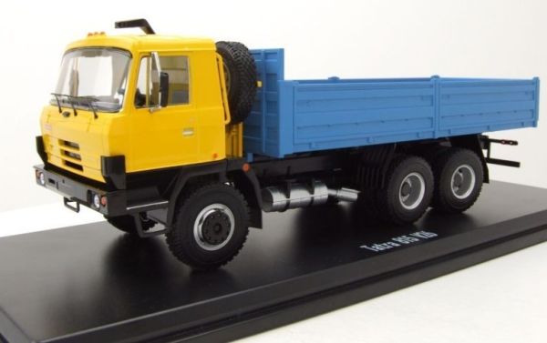 PRXPCL47062 - TATRA 815 V 26 6x4 gele cabine dieplader blauw - 1