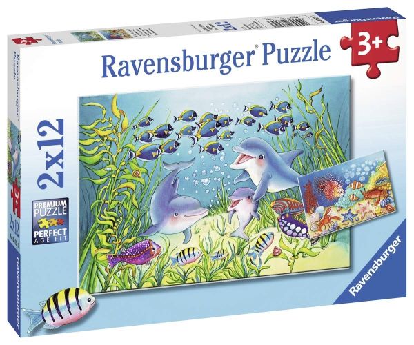 RAV076253 - 2 puzzels - 12 stukjes - De zeebodem - 1