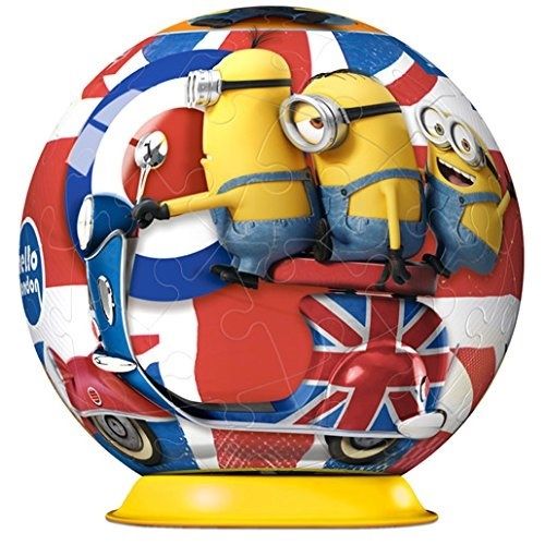 RAV11914/01 - 3D-puzzel - 54 stukjes - MINIONS in ENGELAND - 7 cm - 1