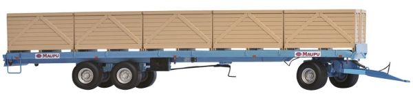 REP010 - MAUPU 1180/200 blauwe dieplader met 10 pallets - 1