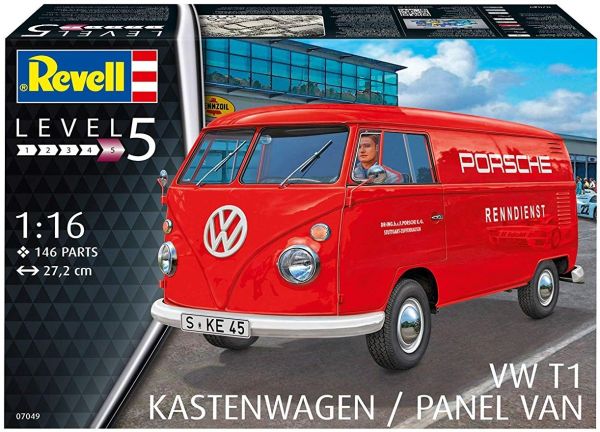 REV07049 - VOLKSWAGEN T1 PORSCHE bestelwagenmodel om te monteren en te schilderen - 1