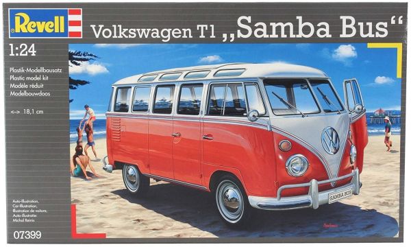 REV07399 - VOLKSWAGEN T1 Samba Bus-model om te monteren en te schilderen - 1