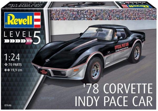 REV07646 - CHEVROLET Corvette 1978 Indy Space automodel om te monteren en te schilderen - 1
