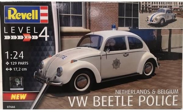 REV07666 - VOLKSWAGEN Kever Belgisch of Nederlands politiemodel, te monteren en te schilderen - 1