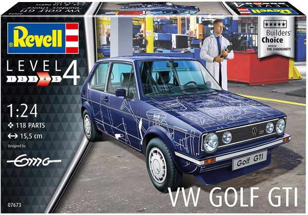 REV07673 - VOLKSWAGEN Golf GTI Builders Choice-model om te monteren en te schilderen - 1