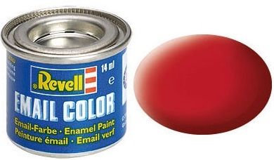 REV32136 - Matte karmijnrode emailverf 14ml - 1