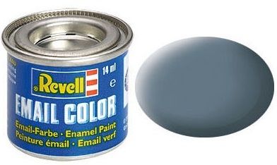 REV32179 - Mat Blauw Grijze Emaille Verf 14ml - 1