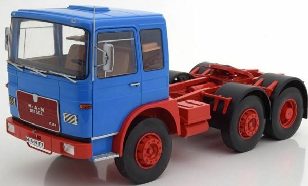 RK180051 - MAN F7 16.304 6x2 1972 blauw gelimiteerd tot 750 exemplaren - 1