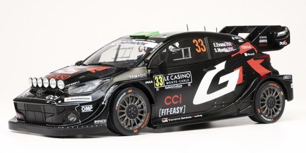 IXO18RMC229B.22 - TOYOTA GR Yaris Rally1 #33 WRC Monte Carlo Rally 2025 Elfyn EVANS / S.MARTIN - 1