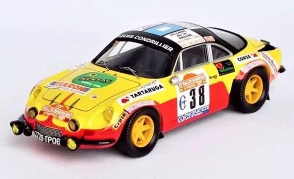 TRORRIT12 - RENAULT-ALPINE A110 #38 Rally van San Remo 1981 C. REY / STRUYF - Gelimiteerd tot 150 stuks. - 1