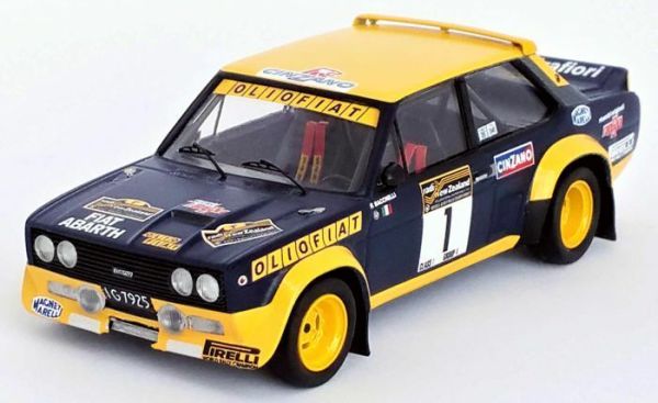 TRORRNZ12 - FIAT 131 Abarth #1 1ste in de rally van Nieuw Zeeland 1977 F .BACCHELLI / F.ROSSETTI - Gelimiteerd tot 150 ex. - 1