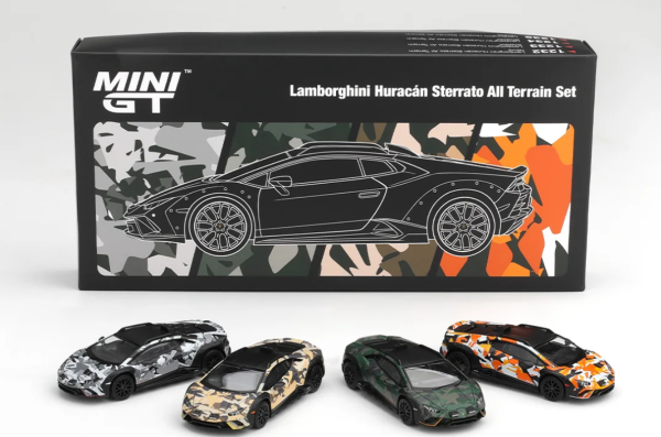 MGTS0026 - Set van 4 modellen LAMBORGHINI Huracan Steratto all-terrain 2025 - 1
