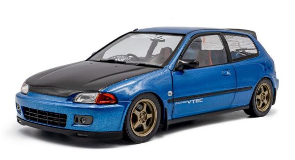 SOL1810406 - 1991 HONDA Civic EG6 Cobalt Blue Pearl - Solido Works - 1
