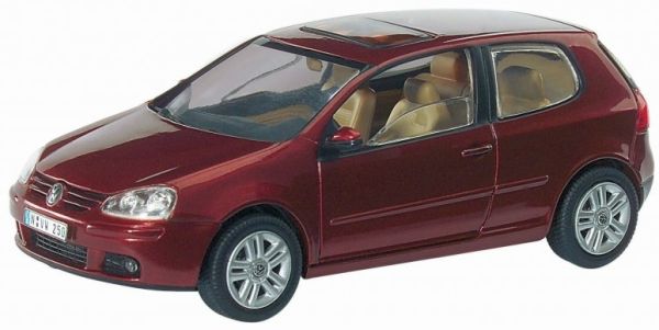 SCH04682 - VOLKSWAGEN Golf V rood metaal gelimiteerd tot 1000 exemplaren - 1