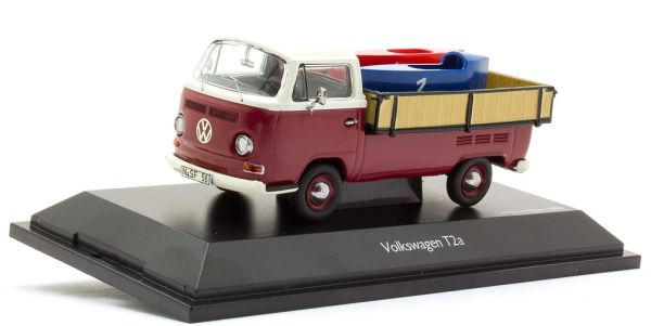 SCH3338 - VOLKSWAGEN T2 dienblad met twee kleine karting beperkt tot 1000 exemplaren - 1