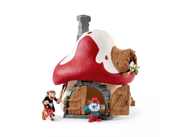 SHL20803 - SMURFEN huis met 2 figuren - 1
