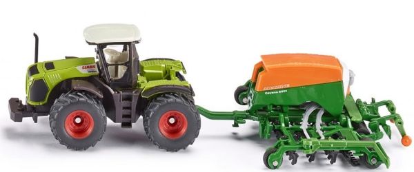 SIK1826 - CLAAS Xerion met AMAZONE zaaimachine Ech:1/87 - 1