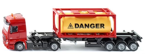 SIK3922 - MERCEDES Arocs 4x2 vrachtwagen en aanhanger met tankcontainer - 1