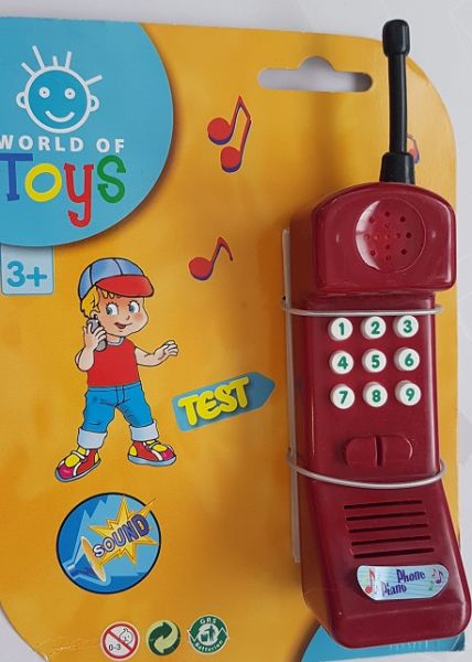 SIMB104512903-2 - Telefoon met geluid Bruin - 1