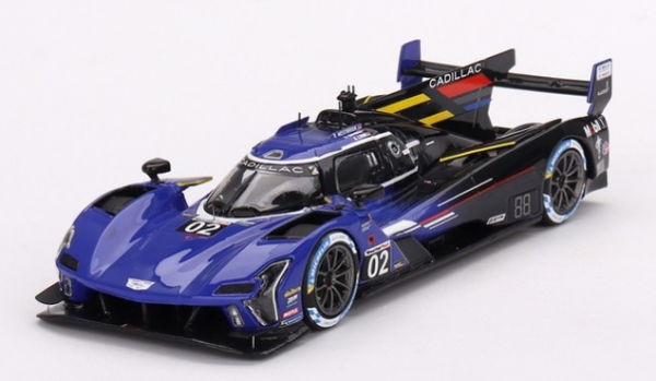 TSM430726 - CADILLAC V-Series.R #02 IMSA 24 uur van Daytona 2023 E.BAMBER-A.LYNN-R.WESTBROOK blauw - 1