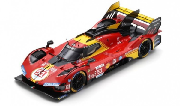 LOSLS18LM049 - FERRARI 499P #51 Ferrari AF Corse 3e 24 uur van Le Mans 2024 A.PIER GUIDI-J.CALADO-A.GIOVINAZZI - 1