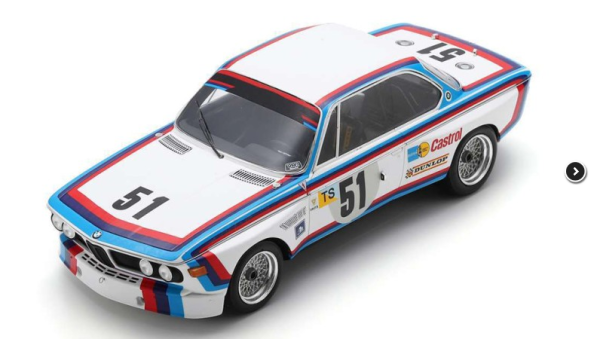 SPA18S857 - BMW 3.0 CSL #51 11e 24H Le Mans 1973 T.HEZEMANS / D.QUESTER - 1