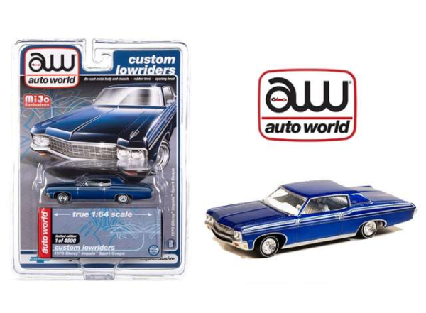 AWCP7666 - 1970 CHEVROLET Impala SS hard top blauw - 1