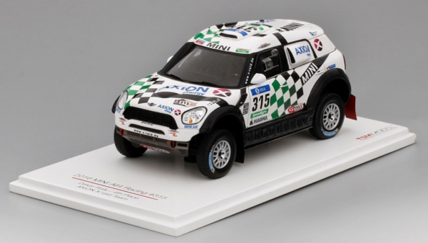 TSM430237 - MINI All4 Racing #315 AXION X-raid Team HIRVONEN PERIN 4e Dakar Rally 2016 - 1
