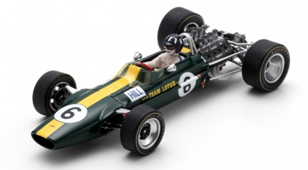 SPAS6360 - LOTUS 49 #6 GP Groot-Brittannië 1967 G.HILL - 1