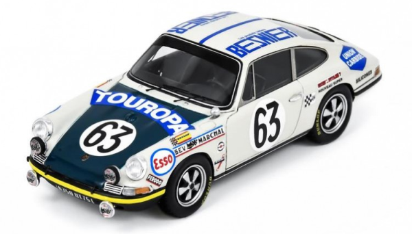 SPAS9750 - PORSCHE 911T #63 24 uur van Le Mans 1969 R.MAZZIA-P.MAUROY - 1