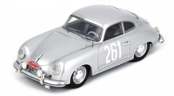 SPAS6139 - PORSCHE 356 1500 #261 Rally van Monte Carlo 1955 J.VILREON-L.CARLIN - 1
