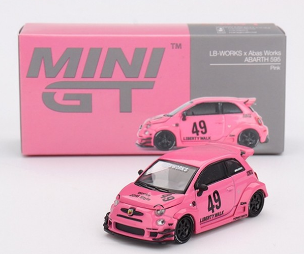 MGT00851-L - FIAT Abarth LB-Works x Abbas Works 2024 LHD roze - 1