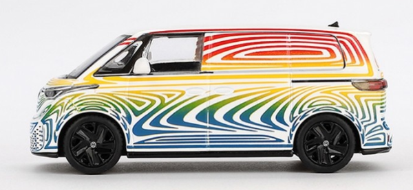 MGT00899-L - VOLKSWAGEN ID Buzz Prototype Rainbow 2022 wit - 1